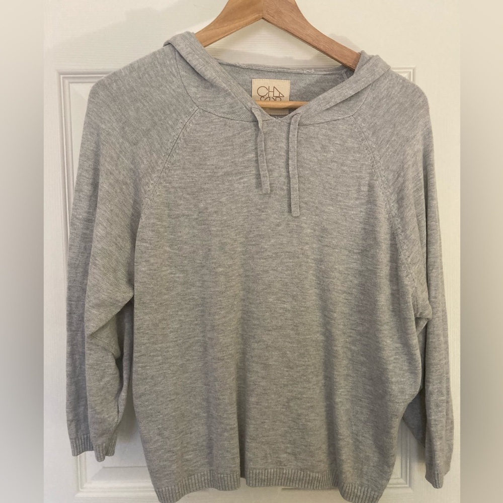 Chaser super soft cropped Gray Sweater Size Small